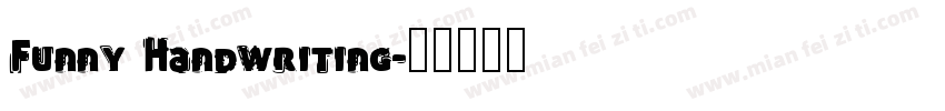 Funny Handwriting字体转换
